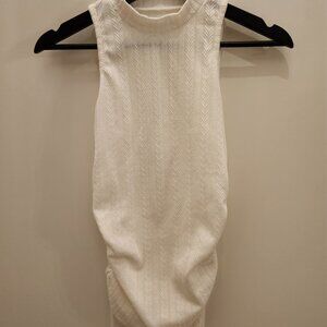 White Sleeveless Tank